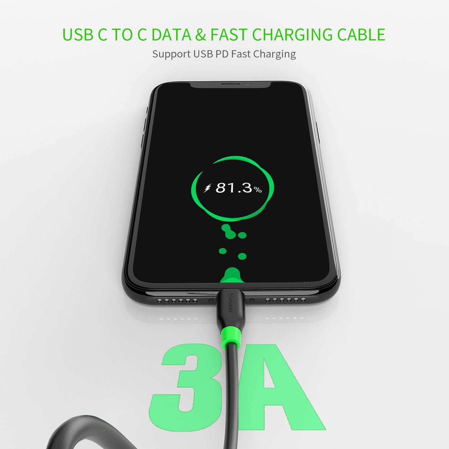 Esoulk C to C Cable 4FT / C to 8Pin Cable 4ft