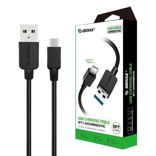 5ft Round Cable For Type C