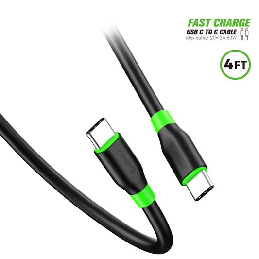 Esoulk C to C Cable 4FT / C to 8Pin Cable 4ft